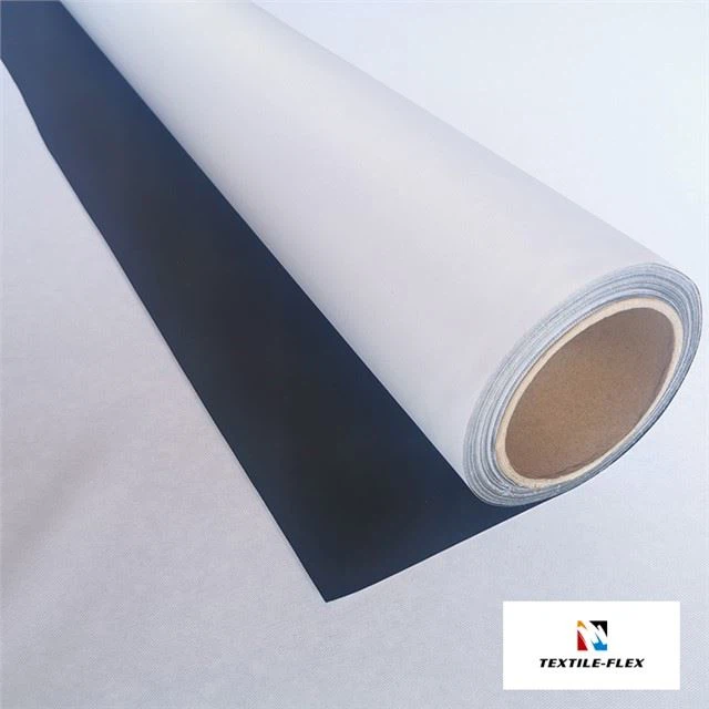 Kain Sekat Tenunan Belakang Hitam 240gsm