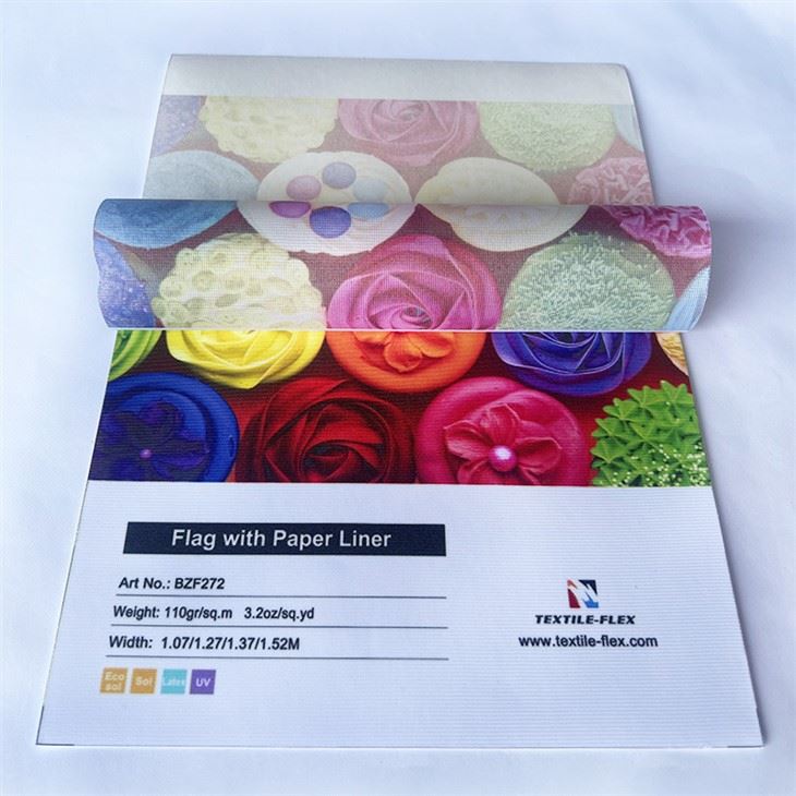 Mirror Textile Flag Banner Fabric